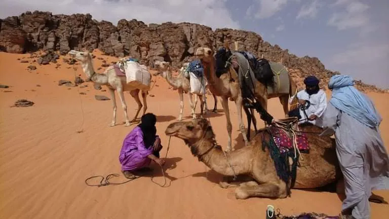 Action solidaire en faveur du guide touareg pendant la pandémie — 1